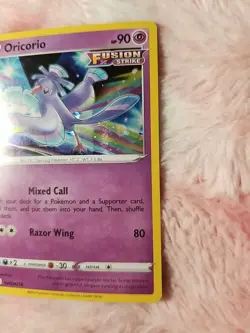 2022 Pokemon TCG Oricorio SWSH210 Cosmos Holo Black Star Promo Card - Image 3