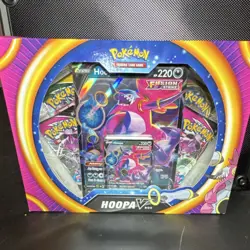 Pokemon TCG Hoopa V Box Fusion Strike Booster Packs Promo Cards English - Image 1