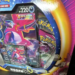 Pokemon TCG Hoopa V Box Fusion Strike Booster Packs Promo Cards English - Image 3