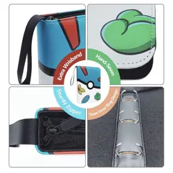 TCGAMES 440‑Card Binder 4‑Card Pocket - Treecko, Torchic & Mudkip - Pokemon - Image 3