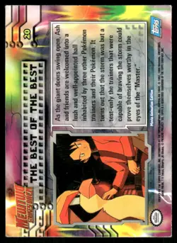 Pokemon Cards The Best Of The Best #20 Topps The First Movie Trading Cards MP - Image 2