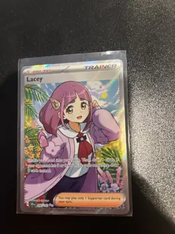 Lacey 166/142 Ultra Rare Stellar Crown Pokemon Card NM - Image 1