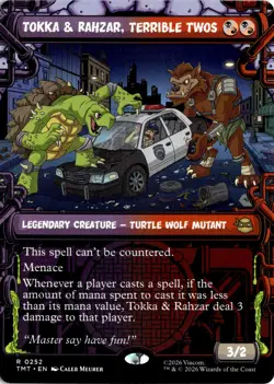 Tokka & Rahzar, Terrible Twos (Showcase) R Teenage Mutant Ninja Turtles 252 NM - Image 1