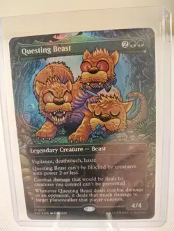 MTG Magic the Gathering Questing Beast (foil) Secret Lair Countdown Kit (#17) NM - Image 1