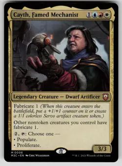 Cayth, Famed Mechanist Normal M Commander: Modern Horizons 3 6 NM - Image 1