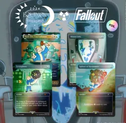 MTG Secret Lair X Fallout: Vault Boy RAINBOW FOIL Set Sealed x1 - Image 1