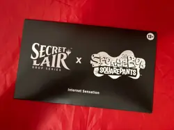 MTG Magic Secret Lair x SpongeBob SquarePants Internet Sensation Non Foil Sealed - Image 1
