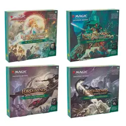 WOTC MTG LOTR Tales of the Middle-Earth Holiday Scene Case - 4 Boxes A3 195166207438 - Image 1