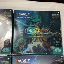 WOTC MTG LOTR Tales of the Middle-Earth Holiday Scene Case - 4 Boxes A3 195166207438 - Image 4