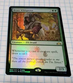Beast Whisperer - Media Promos FOIL 123/259 P Promo MTG GRN - Image 1