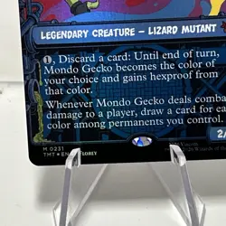 Mondo Gecko 0231 Foil Mythic Showcase MTG: Teenage Mutant Ninja Turtles NM - Image 5