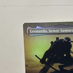 Leonardo, Sewer Samurai (Borderless) Teenage Mutant Ninja Turtles Foil 0215 MTG - Image 2