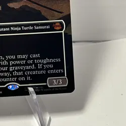 Leonardo, Sewer Samurai (Borderless) Teenage Mutant Ninja Turtles Foil 0215 MTG - Image 4