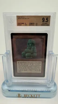 1993 Magic: The Gathering - Limited Edition Beta JADE STATUE BGS 9.5 - MTG MINT - Image 1