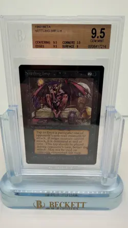 1993 Magic: The Gathering - Limited Edition Beta NETTLING IMP BGS 9.5- MTG - Image 1