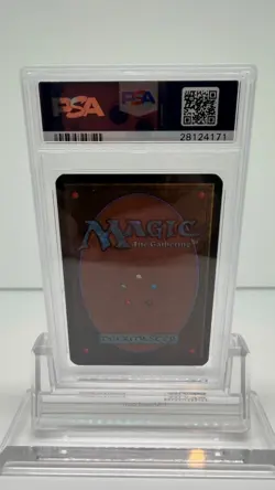 1993 Magic: The Gathering - Limited Edition Alpha FEAR PSA 9 MINT - MTG - Image 2