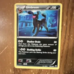 Pokemon Umbreon Dark Explorers 60/108 Uncommon Stage 1 100HP Shadow Drain - Image 1