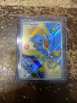 Pokemon TCG Squirtle MEF 039 Stamped Holo 80 HP Basic Card English 2026 RARE - Image 1