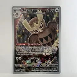 Noctowl 141 Pokemon TCG Full Art Stellar Crown Black Star Promo NM/M - Image 1
