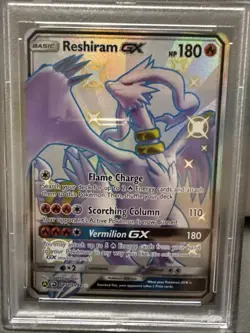 Pokemon 2019 Reshiram GX SV51/SV94 Full Art Hidden Fates GEM MINT PSA 10 - Image 3