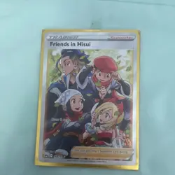 Pokemon Friends in Hisui Full Art Holo Crown Zenith 148/159 - Image 1