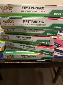 Pokemon TCG First Partner Illustration Collection Series 1 Sealed box ENGLISH - Image 1
