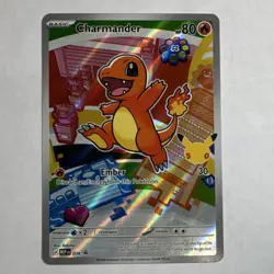 Charmander Black Star Promo #038 First Partners Pokemon Card NM - Image 1