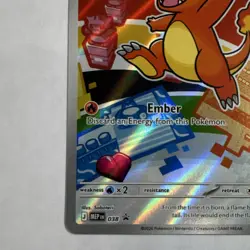 Charmander Black Star Promo #038 First Partners Pokemon Card NM - Image 5