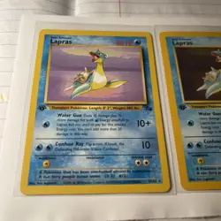 Pokemon Lapras Holo and Non-Holo Bundle 2 Of Them 1st Edition,10/62, 10/62,25/62 - Image 2