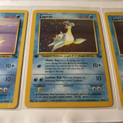 Pokemon Lapras Holo and Non-Holo Bundle 2 Of Them 1st Edition,10/62, 10/62,25/62 - Image 3
