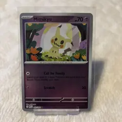 Pokemon TCG Reverse Holo Mimikyu 042/094 Phantasmal Flames - Image 1