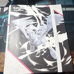 Pokemon Binder Lot White Flare Black Bolt Reshiram Zekrom Elastic Strap - Image 3