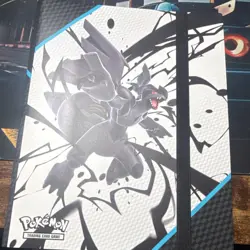 Pokemon Binder Lot White Flare Black Bolt Reshiram Zekrom Elastic Strap - Image 4