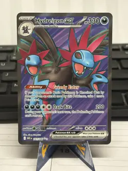 Hydreigon ex 161/086 Holo Ultra Rare White Flare Pokemon Near Mint - Image 1