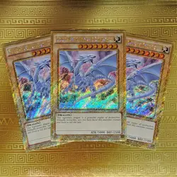 3x Blue-Eyes White Dragon - Gold Secret Rare Playset Limited MVP1-ENGV4 Yugioh - Image 1