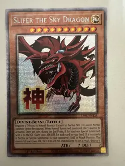 Slifer the Sky Dragon Starlight Rare Yugioh Rarity Collection 5 N.A Print NM+ - Image 2