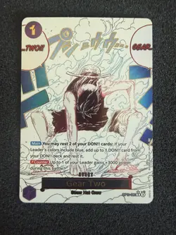 ONE PIECE TCG GEAR TWO ALTERNATE ART OP11-080 A FIST OF DIVINE SPEED - Image 1