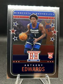 2020-21 Panini Chronicles Hometown Heroes Optic Anthony Edwards #546 Rookie RC - Image 1