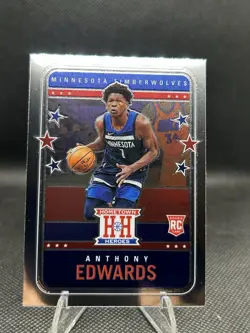 2020-21 Panini Chronicles Hometown Heroes Optic Anthony Edwards #546 Rookie RC - Image 2