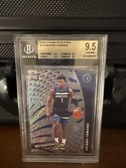 2020-21 Panini Revolution - Rookies Chinese New Year #125 Anthony Edwards (RC) - Image 1