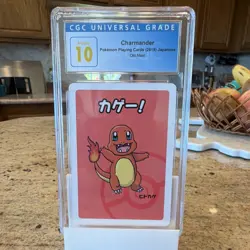 Pokemon CGC 10 Charmander Playing Card 2019 Japanese Old Maid - Image 1