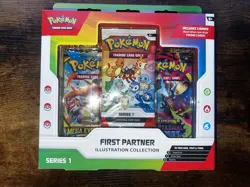 Pokemon First Partner Illustration Collection Series 1 Sealed Box Promo - Image 1