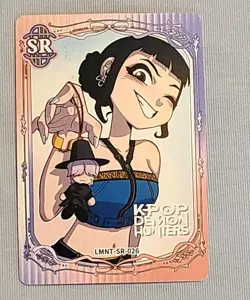 NEW! KPop Demon Hunters Exquisite Collection Card - Zoey - SR Rarity #026 - Image 1