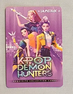 NEW! KPop Demon Hunters Exquisite Collection Card - Zoey - SSR Rarity #012 - Image 2