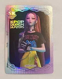 NEW! KPop Demon Hunters Exquisite Collection Card - Mira - SR Rarity #018 HOLO - Image 1