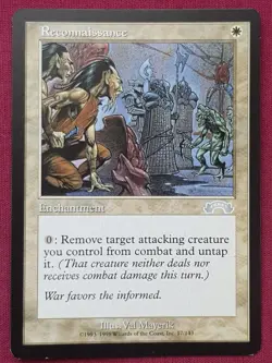 Magic The Gathering EXODUS RECONNAISSANCE white card MTG - Image 1