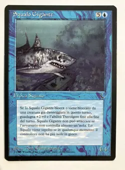 Giant Shark (Italian) The Dark Renaissance NM Magic the Gathering - Image 1