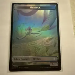 MTG - Merfolk 0008/Worm 0009 Token (Foil) - Lorwyn Eclipsed Nm Shapeshifter - Image 1