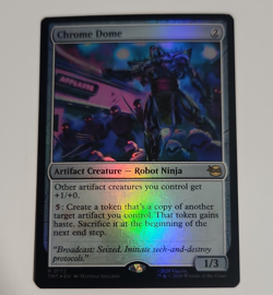 Magic: The Gathering Chrome Dome Artifact Creature Foil TMNT 0172 2026 - Image 1