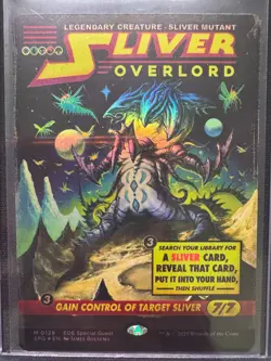 Sliver Overlord (Borderless 128) - FOIL - NM - MTG - SPG - Image 1